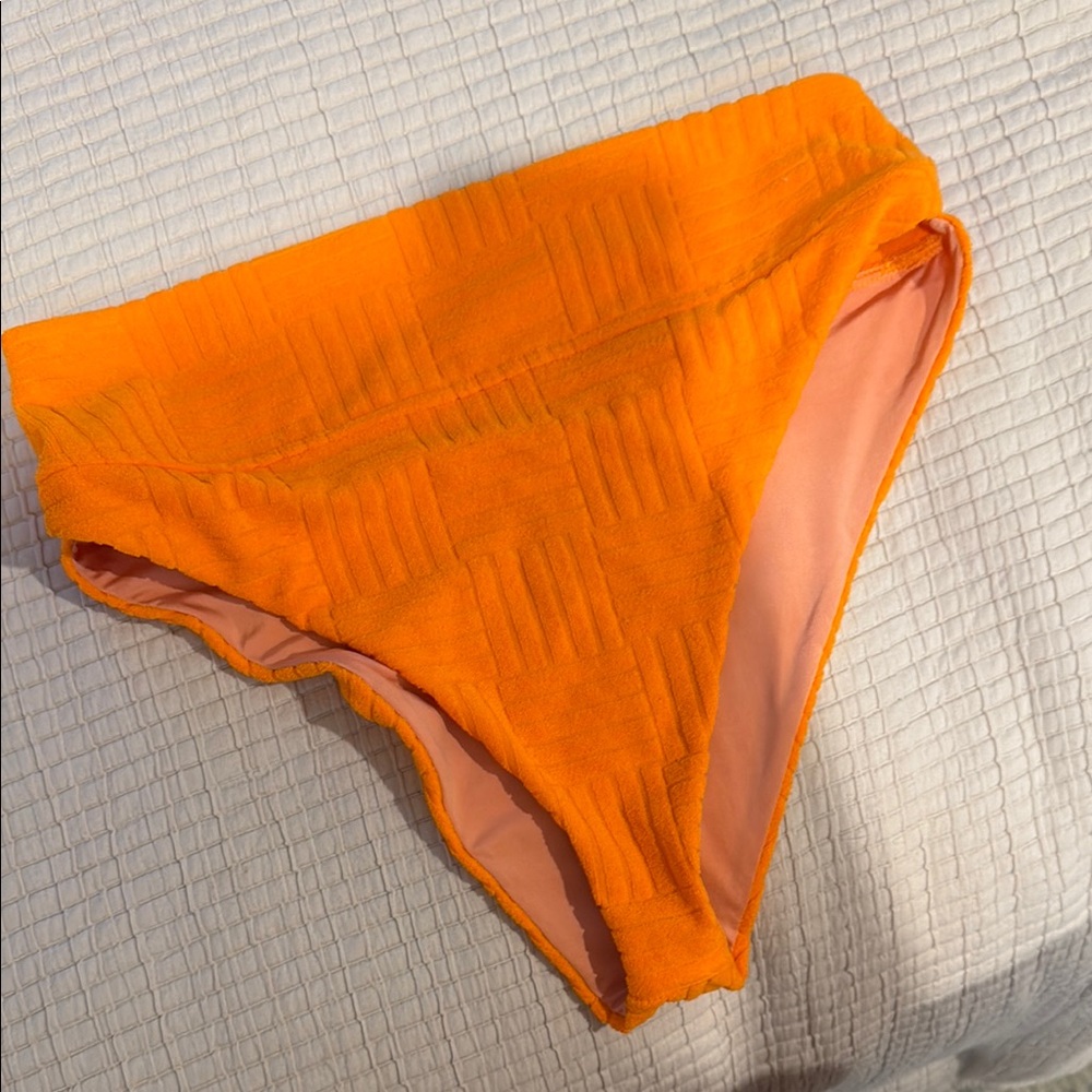Beach Riot Orange and Pink Bikini Swimwear